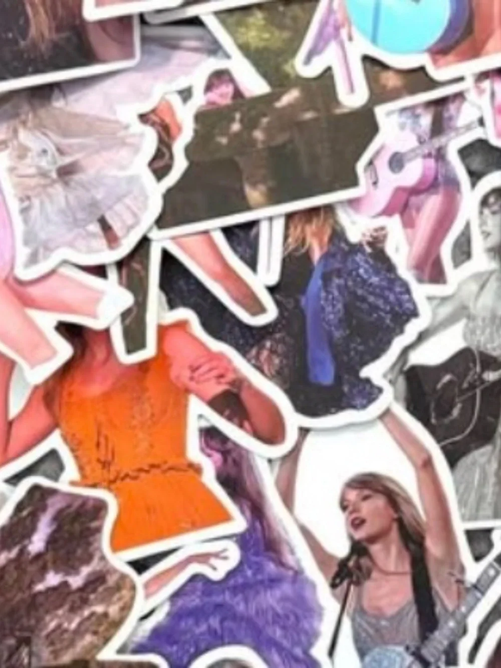 Taylor Inspired Concert Vinyl Stickers | 50 Pack